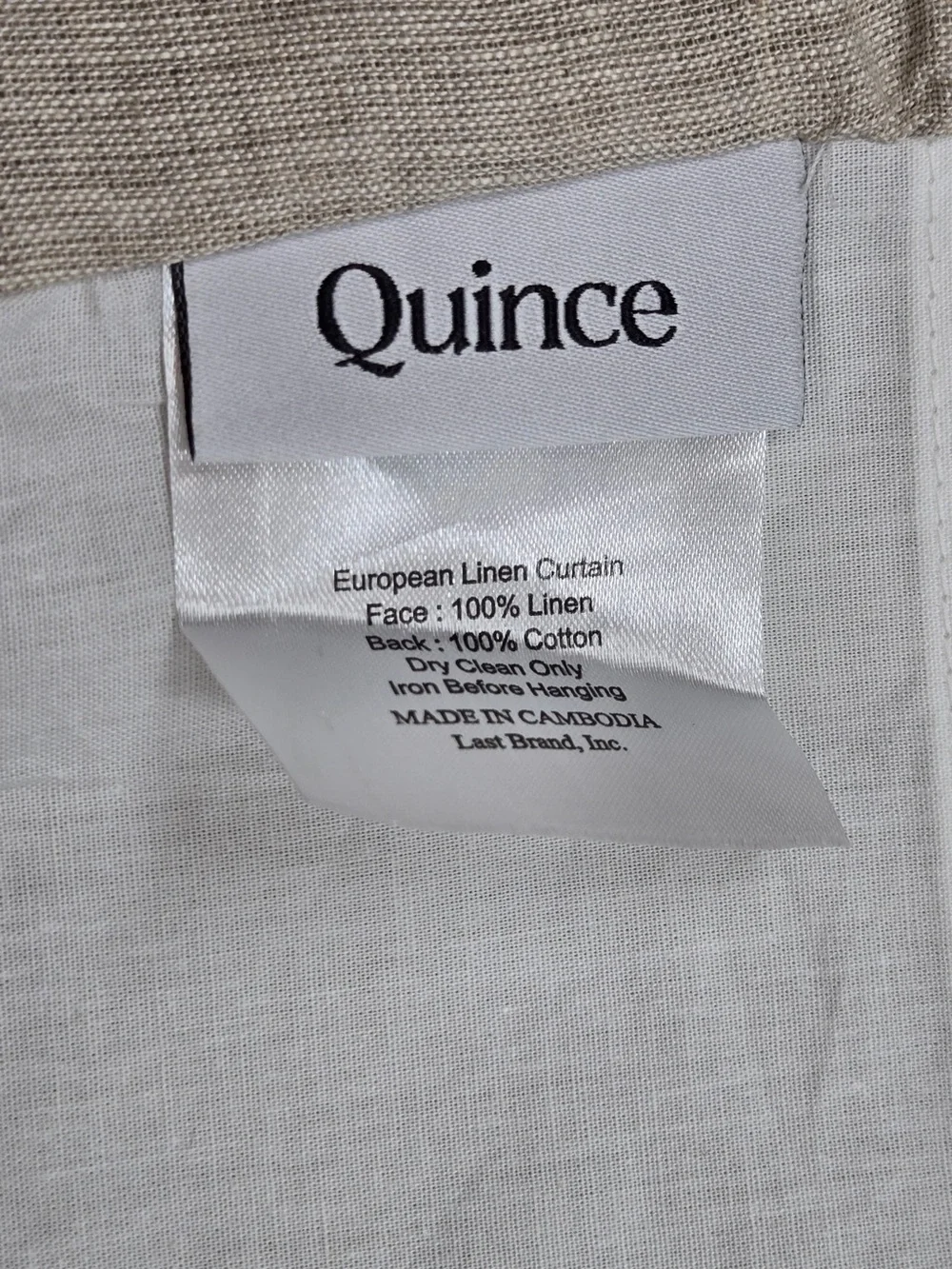 Quince includes 48x96